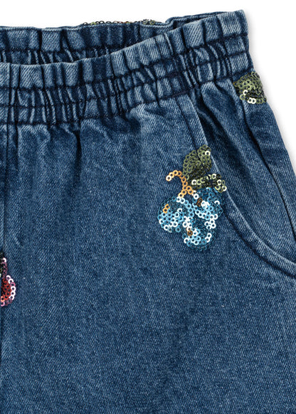 Konges Slojd - Baby Jeans Hose mit Glitzer Motiven