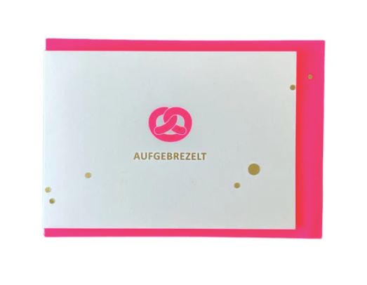 Von Rike - Klappkarte - Aufgebrezelt