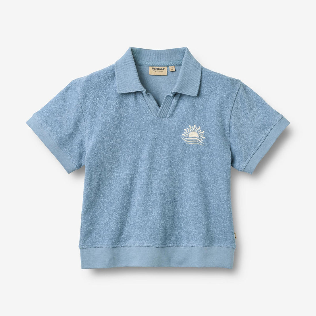 Wheat - Kinder Polo T-Shirt “Marlo” blau