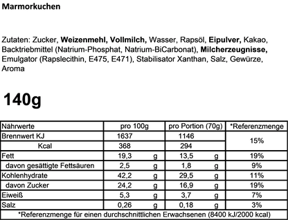 Wondercandle - Kuchen mit Wunderkerze Love Marmor