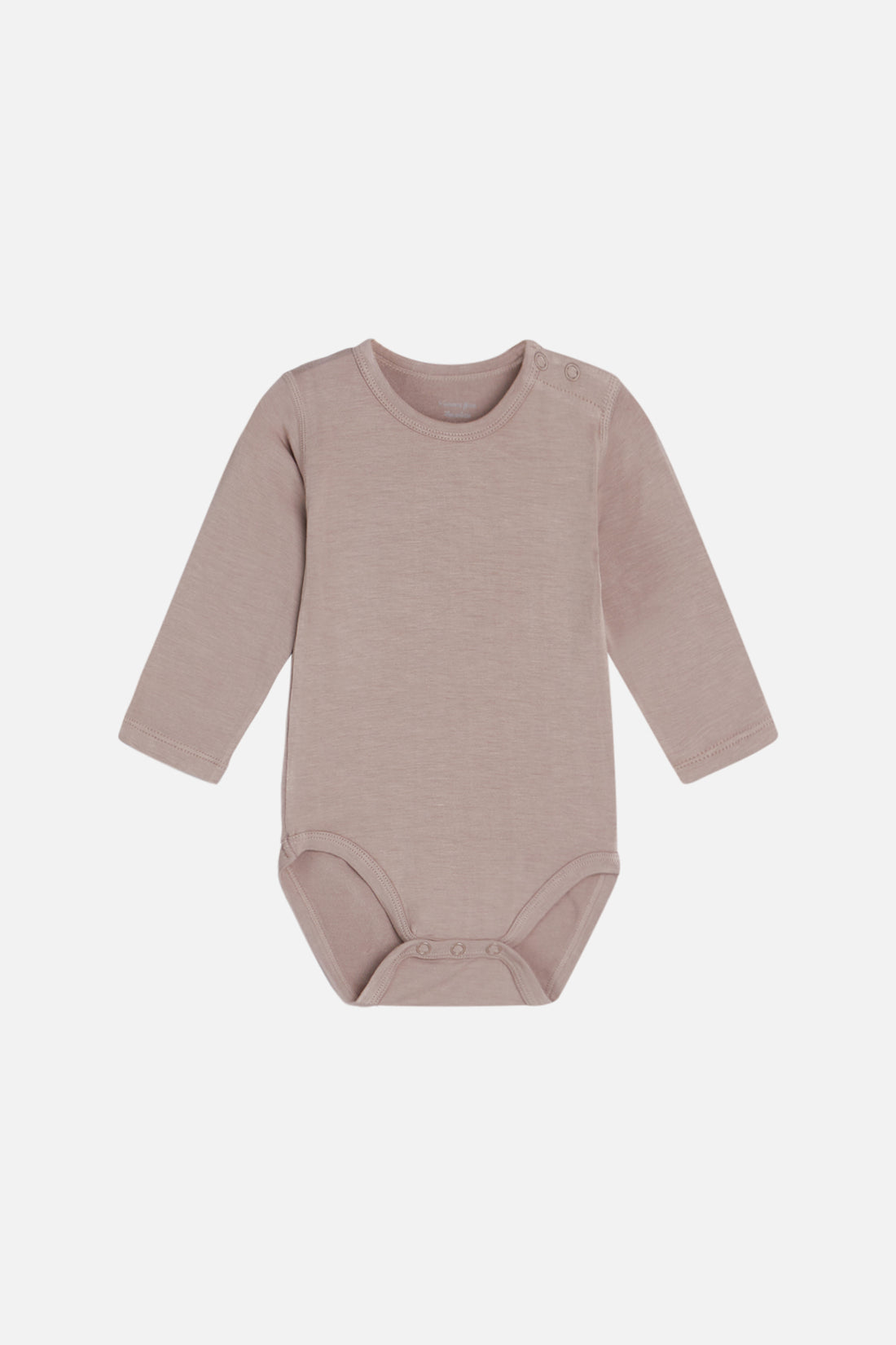 Hust & Claire - Baby Bambusbody Buller langarm hellbraun