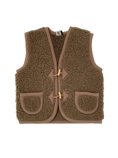Alwero - Kinder Wollweste braun - AURYN Shop