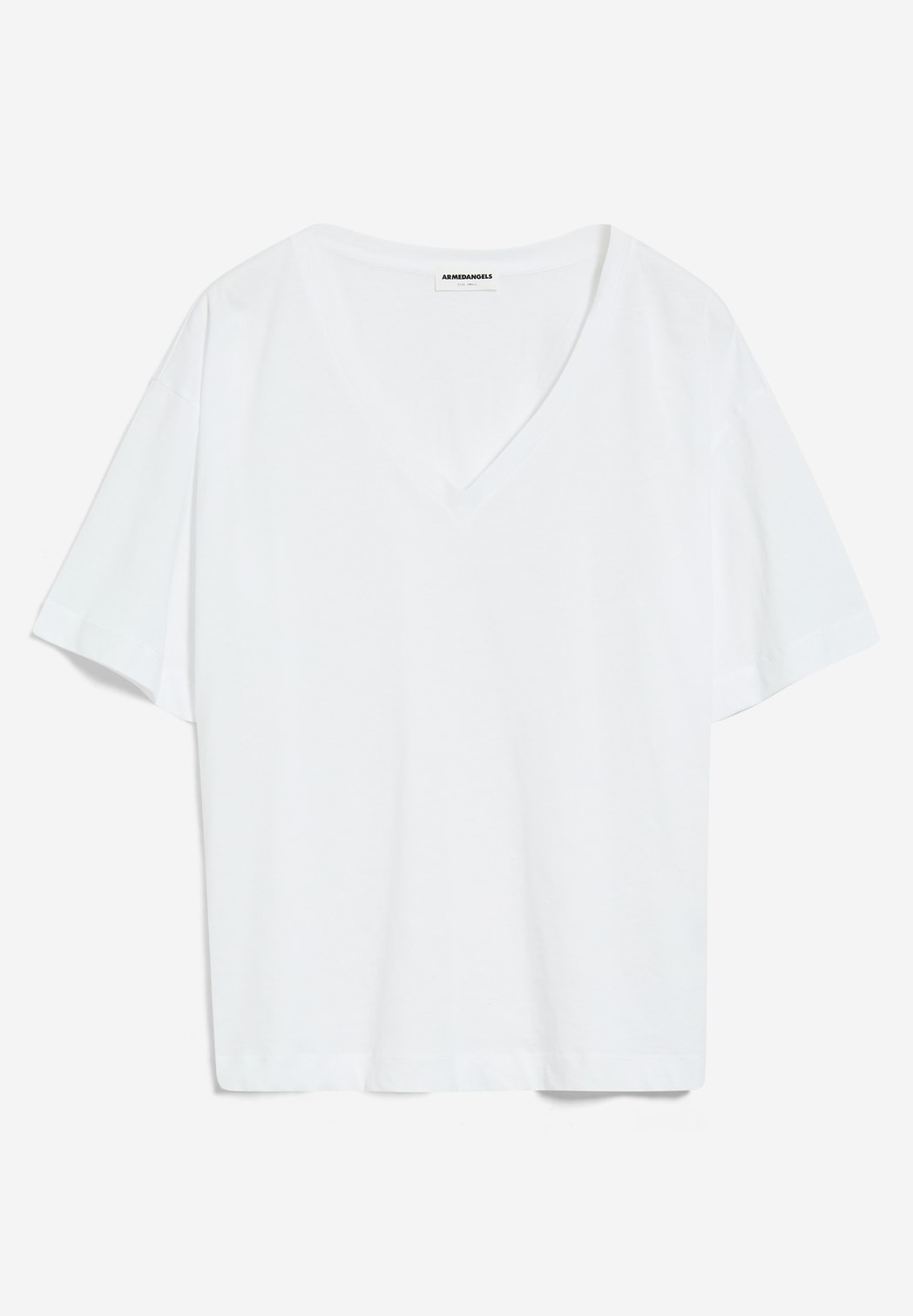 Armedangels -  weißes T-Shirt Emikaa aus Biobaumwolle
