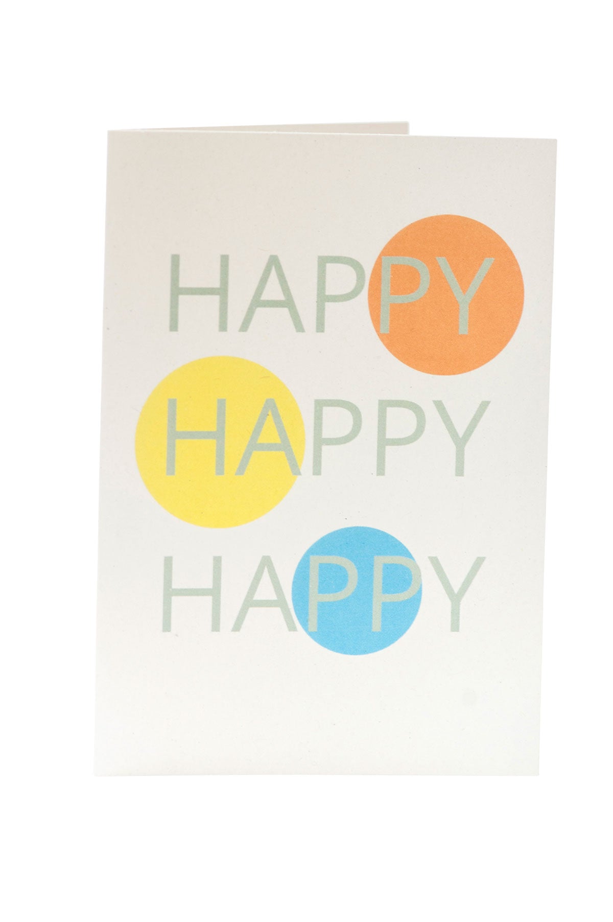 Auryn Papeterie - Happy Happy Happy - Glückwunschkarte - AURYN Shop