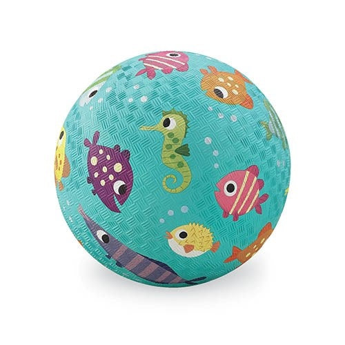 Crocodile Creek - Ball aus Naturkautschuk groß Fische