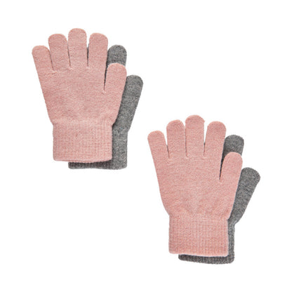 ▷ CeLaVi - Handschuhe 2-er Pack rosa/ grau
