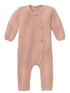 Disana - Baby Strickoverall aus bio Wolle rosa, GOTS zertifiziert