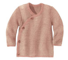 Disana - Melange Jacke rosa-natur - AURYN Shop