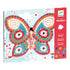Mosaik Glitzer Schmetterlinge Bastelset für Mädchen, fair produziert von Djeco
