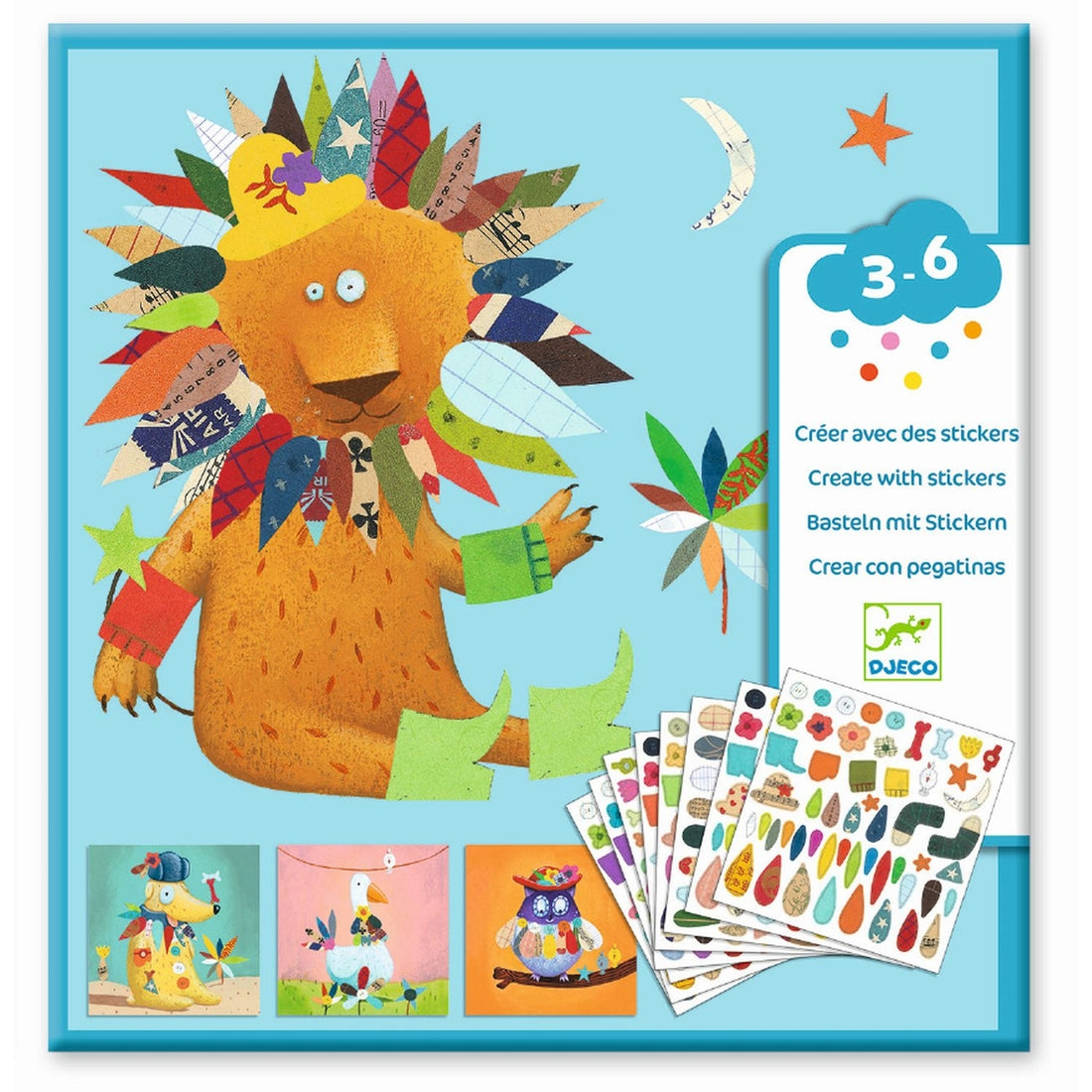 Djeco - Sticker Tiere - AURYN Shop