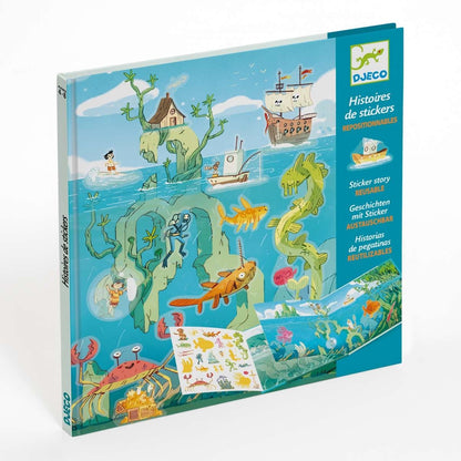 Stickerbuch Meeresabenteuer, fair produziert von Djeco