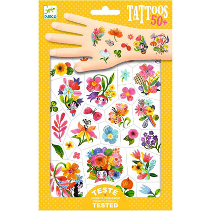 Djeco - Kinder Tattoos Blumenpracht
