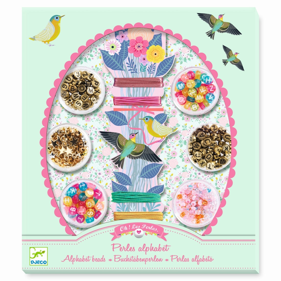 Djeco - Bastelset Perlen Buchstaben - AURYN Shop