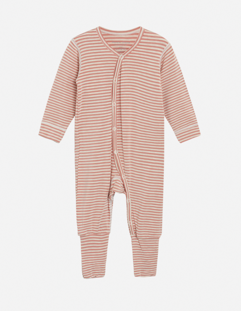 Hust &amp; Claire - Baby Body gestreift rosa - AURYN Shop