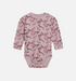 Hust & Claire - Baby Body Langarm mit Zebra print rosa - AURYN Shop