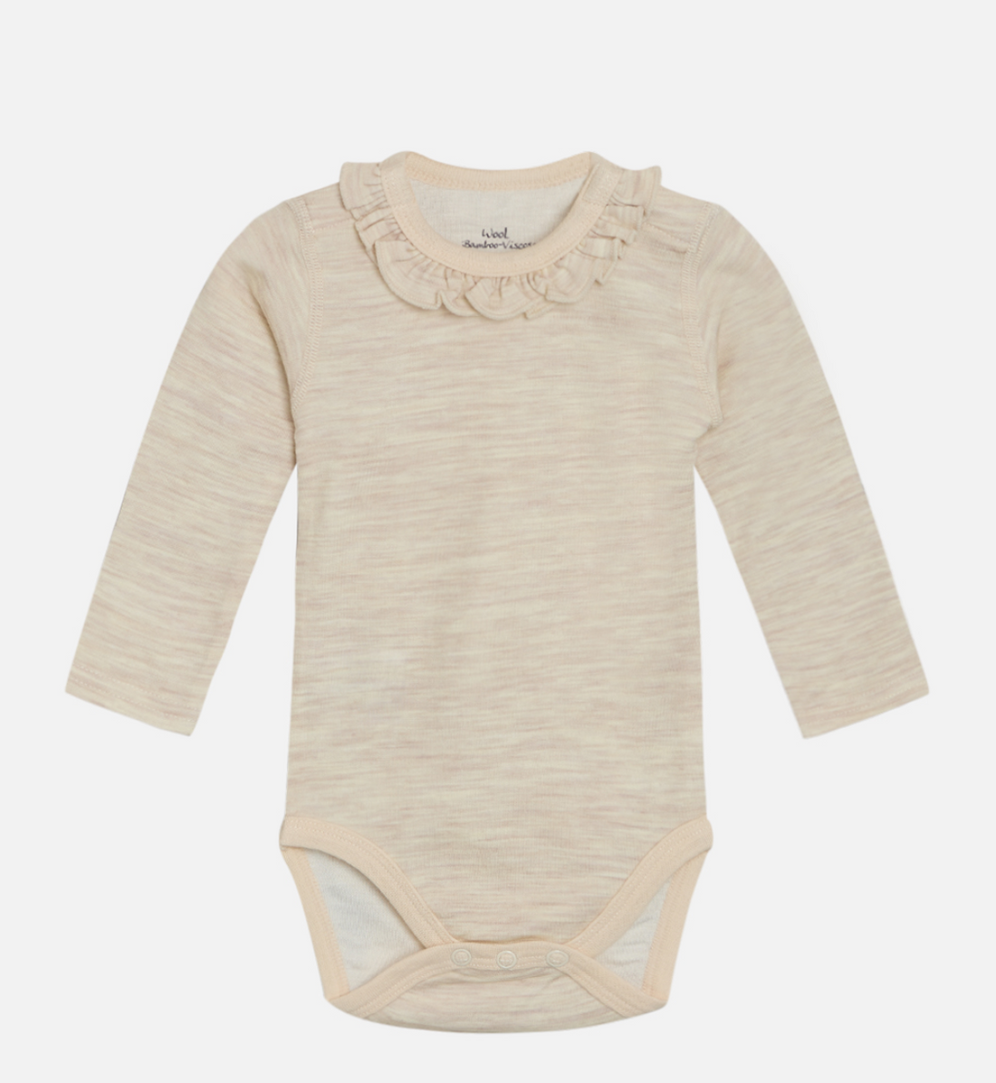 Hust & Claire - Baby Body Langarm mit Kragen hell - AURYN Shop
