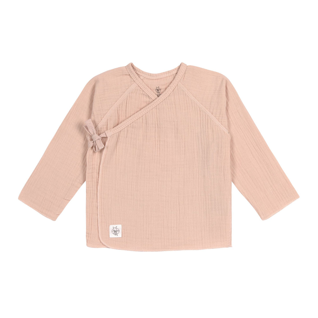 Lässig - Baby/ Kinder Muslin Wickelshirt rosa - AURYN Shop