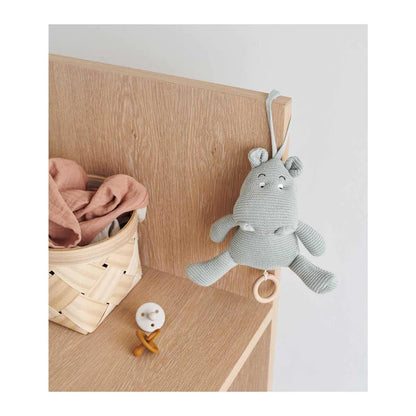 Liewood - Angela Baby-Spieluhr Hippo aus Biobaumwolle