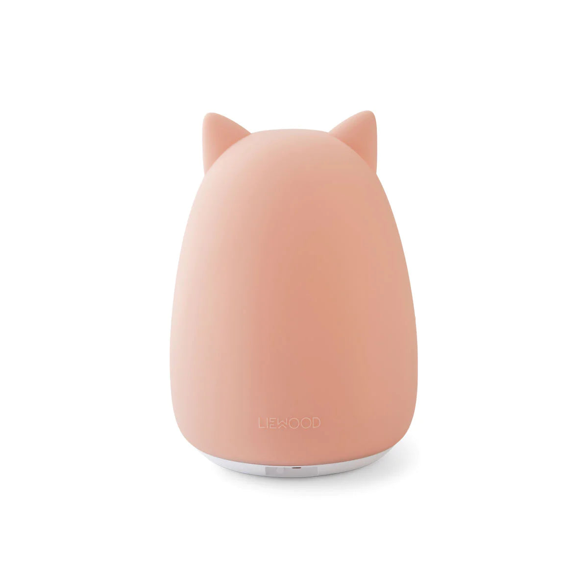 Liewood - Großes Nachtlicht Silikon Katze rosa mit Ladekabel zum wiederaufladen
