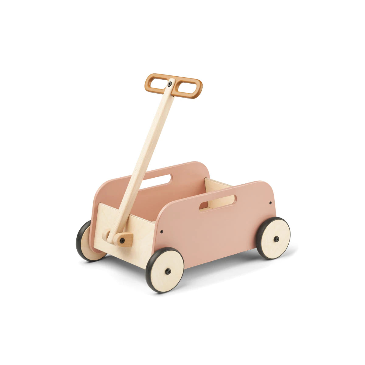 Liewood - Lauflernwagen aus Holz rosa