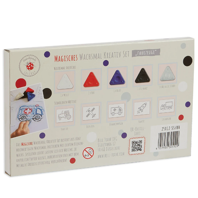 Lulubug-25012-kreativ-set-triangle-kreation-wachs-fahrzeuge