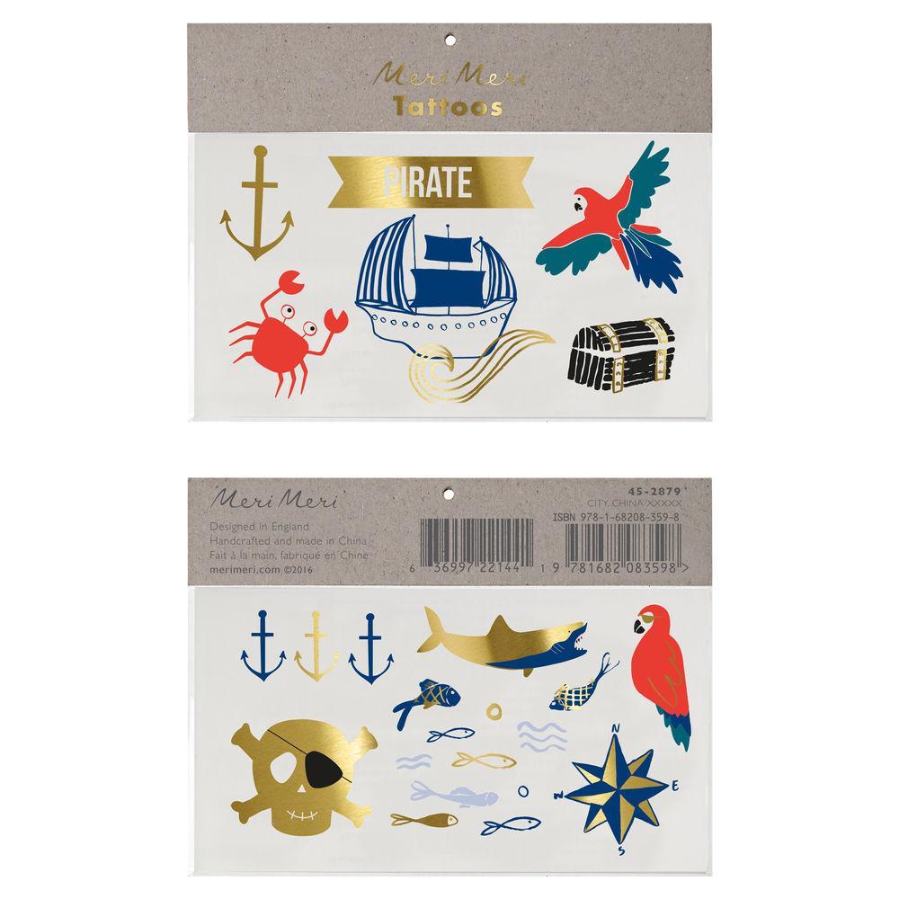 Meri Meri - Tattoos Piraten - AURYN Shop