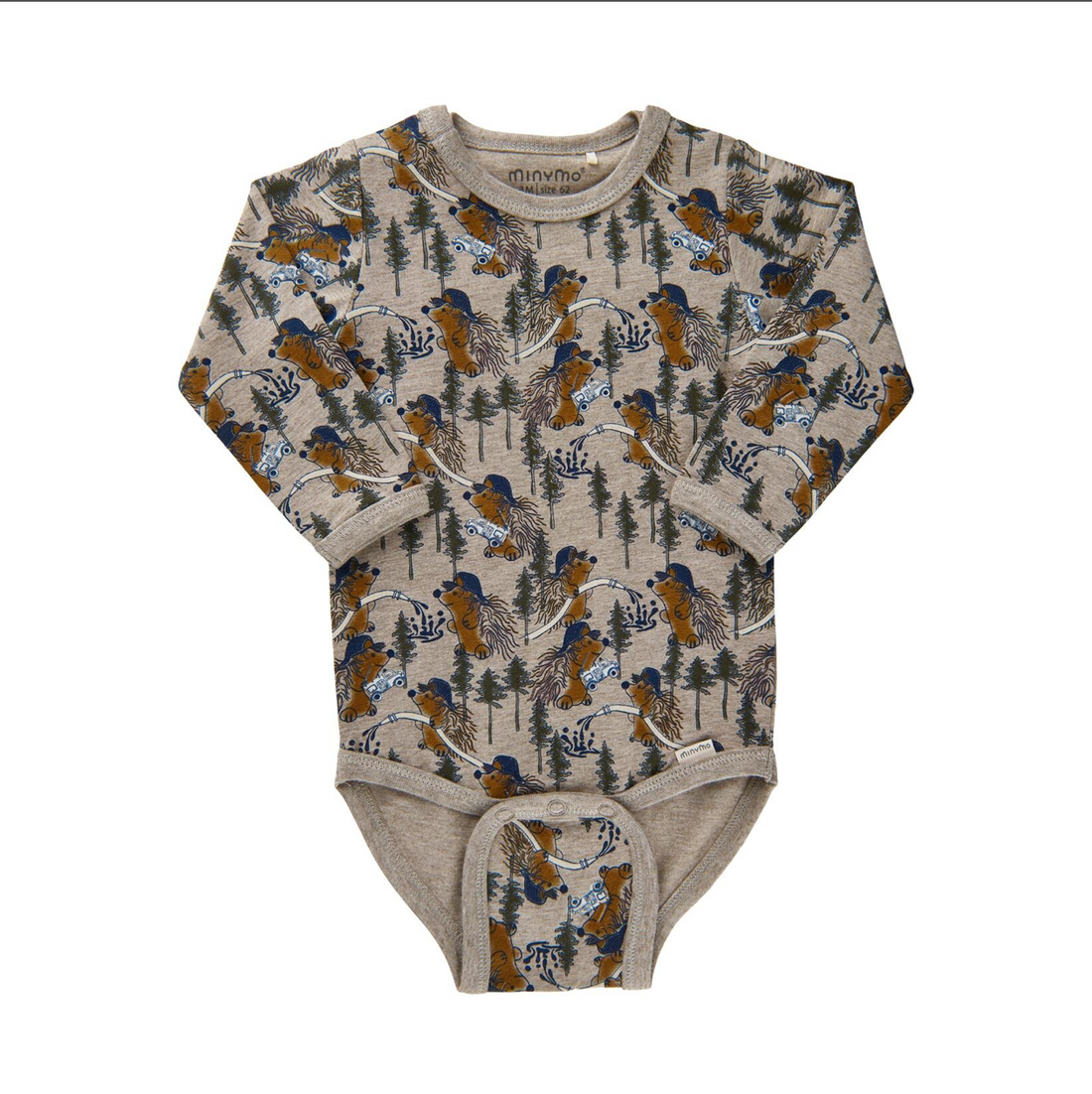 Brands 4 Kids - Minymo Body mit Wald - Igel Print - AURYN Shop