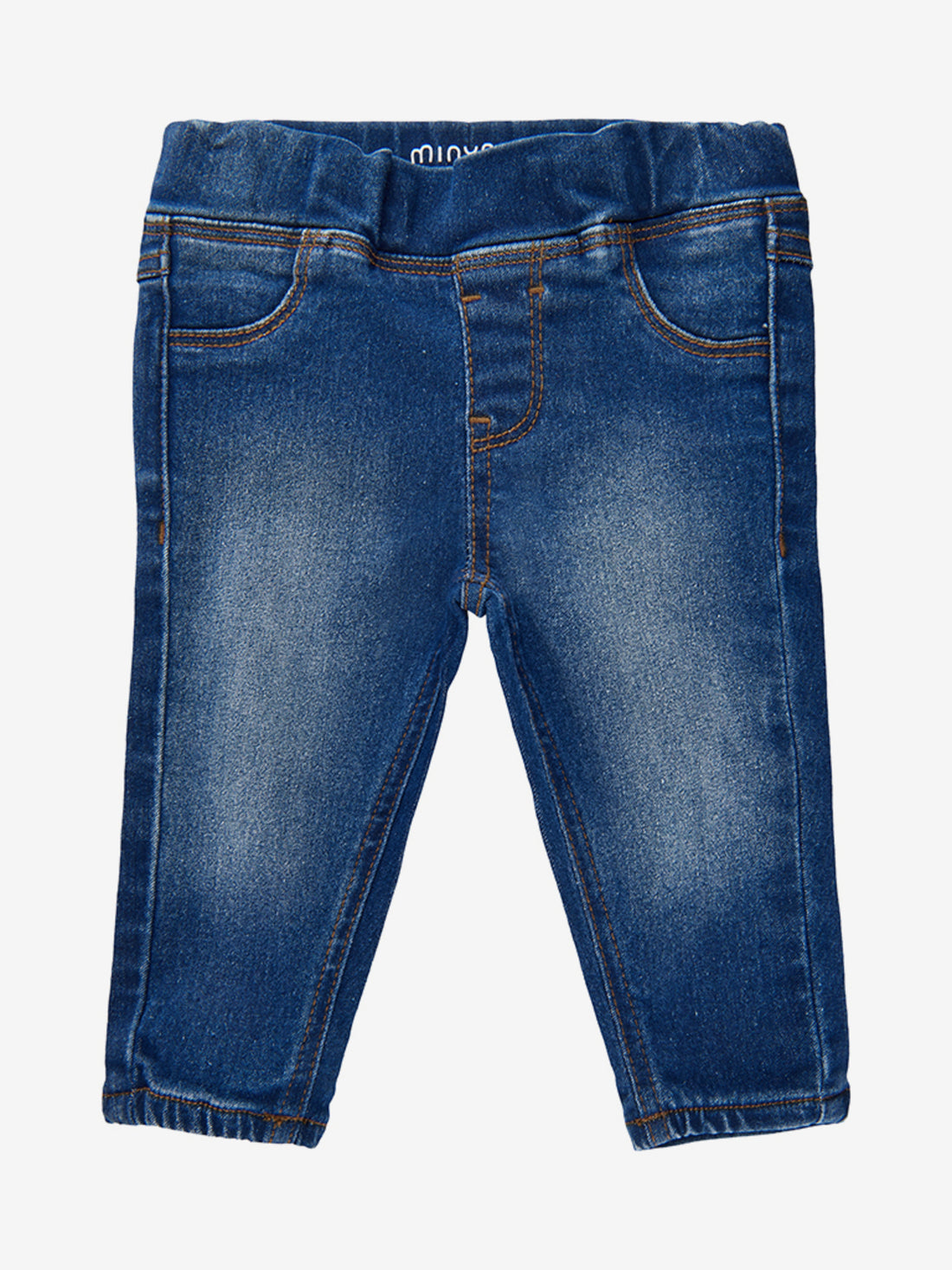 Minymo - Babyjeans blau elastischer Bund