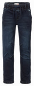 Weiche  blaue Jeans mit Gummizug aus Baumwolle, fair produziert von Noppies