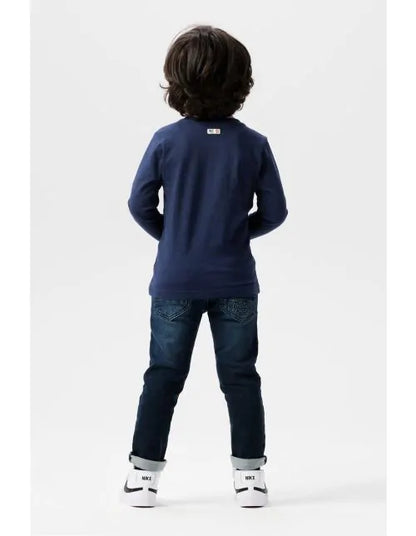 Noppies - Kindershirt dunkelblau Ballonprint, fair produziert