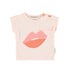 Piupiuchick - T-Shirt rosa mit Kisses & Sun cream