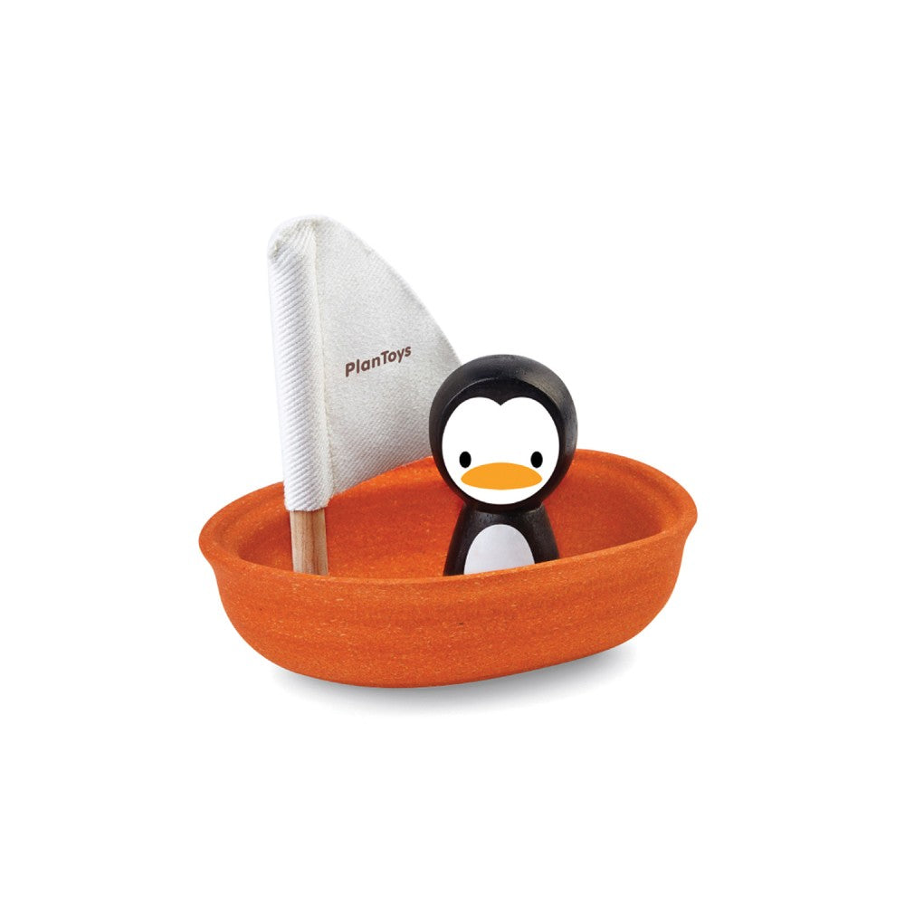 Plan Toys - Segelboot Pinguin - AURYN Shop