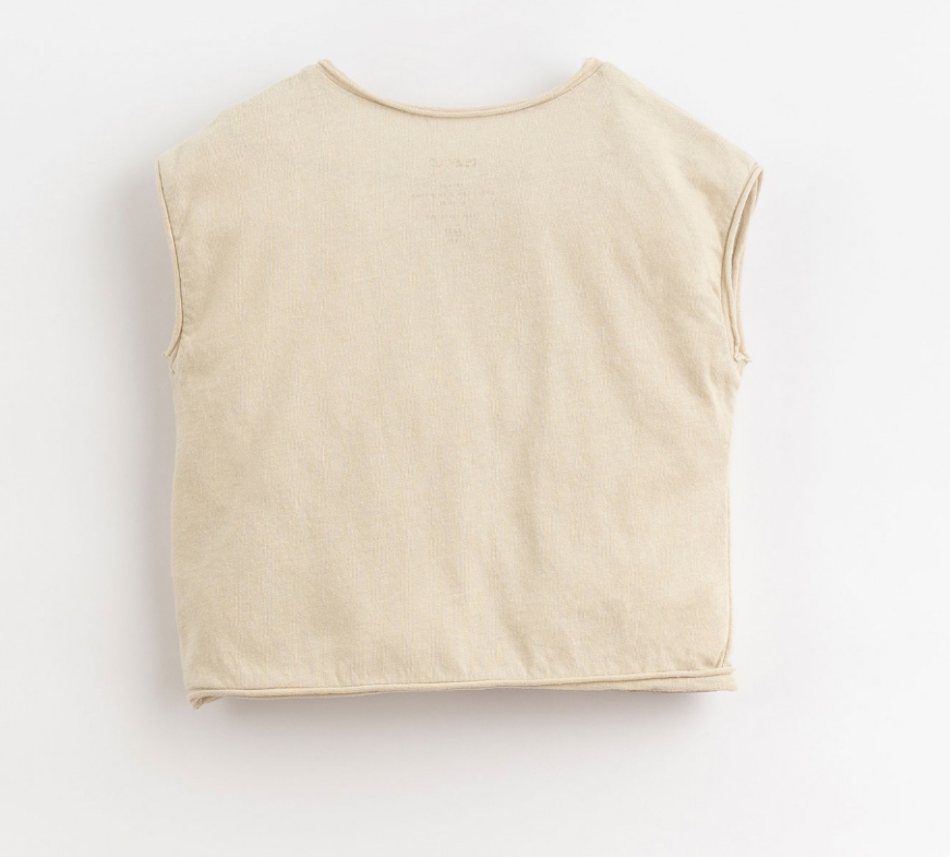 Play Up - Baby T-Shirt mit Brusttasche ohne ärmel - hellgrün - AURYN Shop