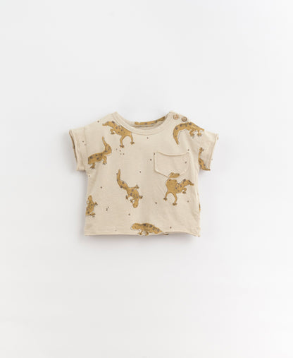 Play Up - Baby T-Shirt mit Gekkoprint Biobaumwolle