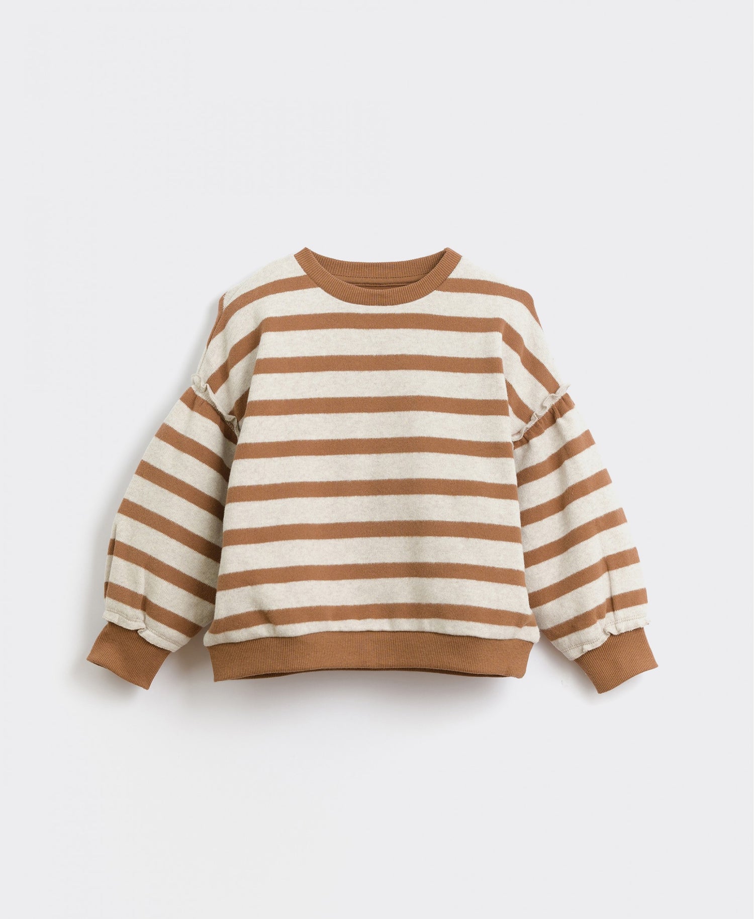 Play Up - Sweatshirt  mit Fleece auf der Innenseite - braun