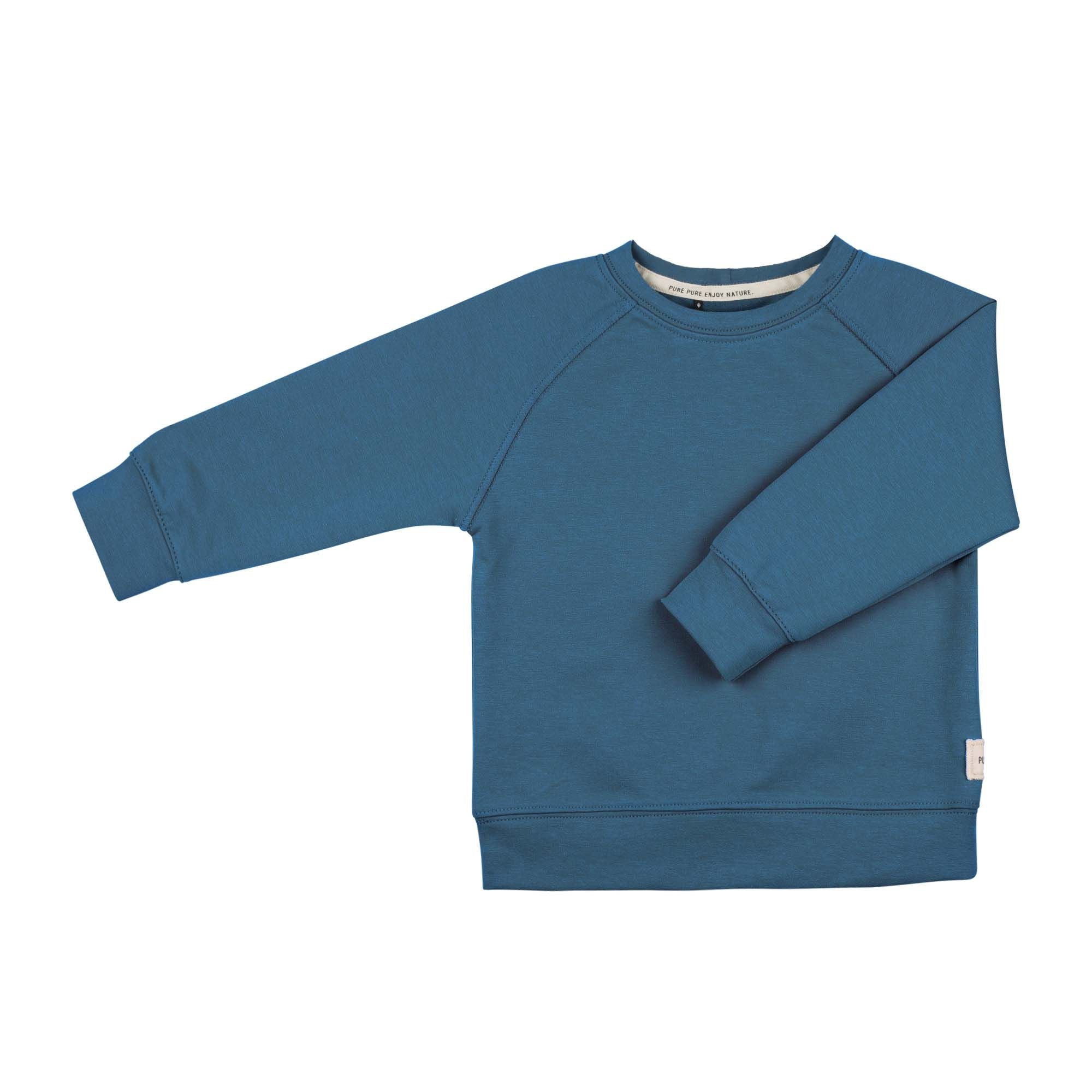 Pure Pure - Kinder Shirt aus Biobaumwolle in blau