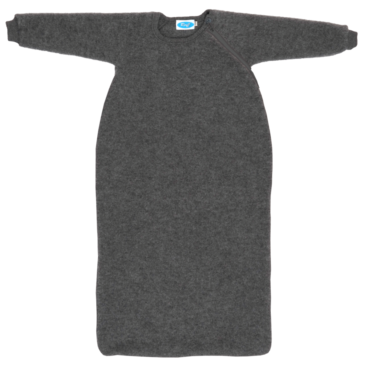 Reiff - Schlafsack mit Arm Wollfleece grau - AURYN Shop
