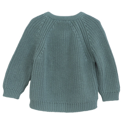 Serendipity - Baby Strickjacke blau Biobaumwolle mini and me, gibt es auch für Kinder und Mama´s