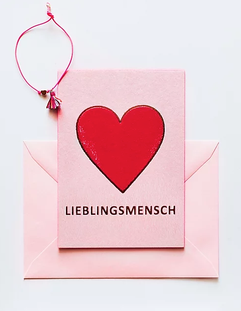 Von Rike - Karte & Armband - Lieblingsmensch - AURYN Shop