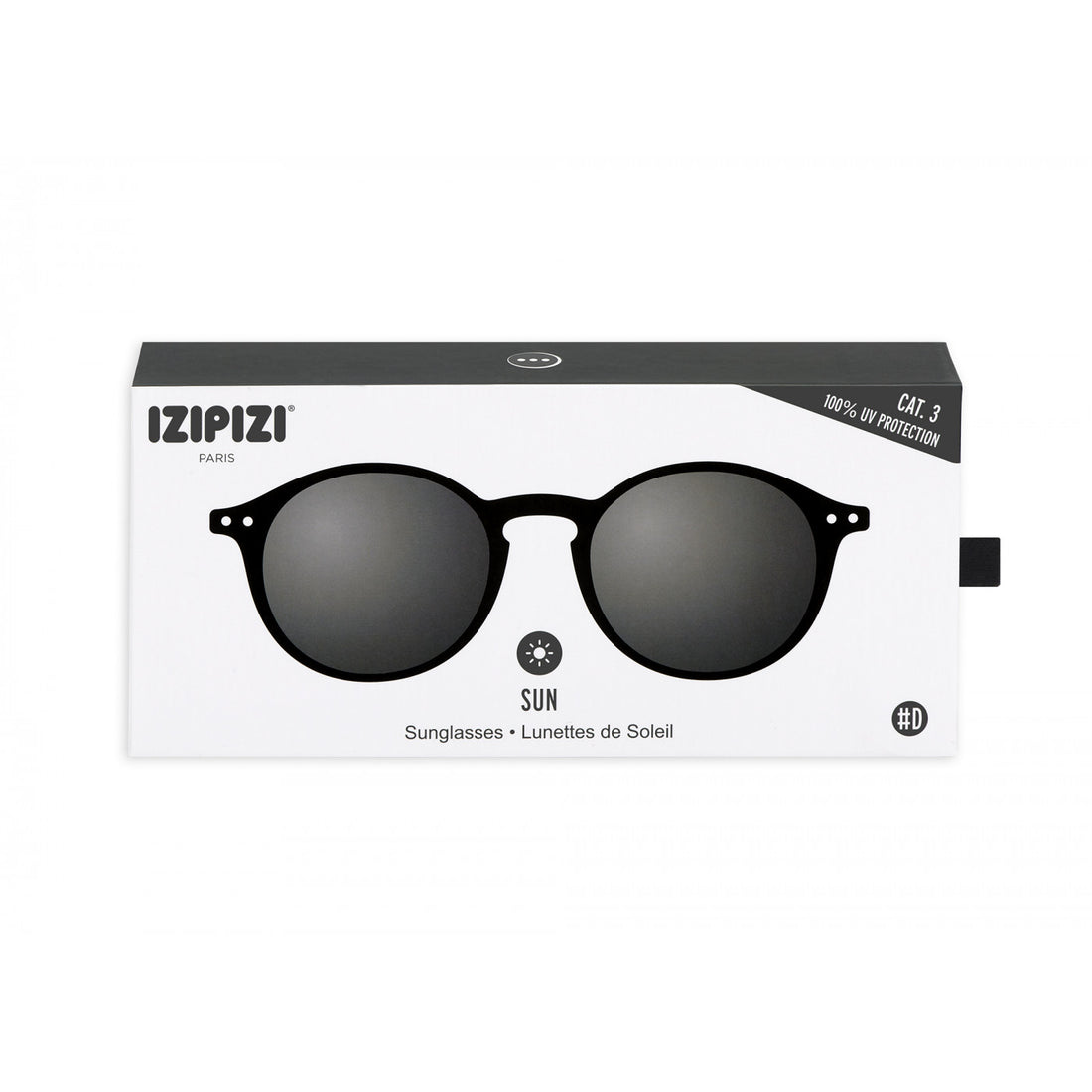 Izipizi - Unisex Sonnenbrille transparent schwarz