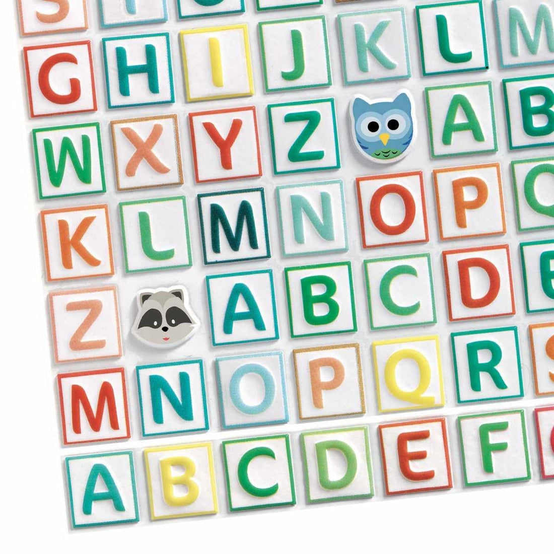 Djeco - 3D-Sticker Buchstaben - AURYN Shop