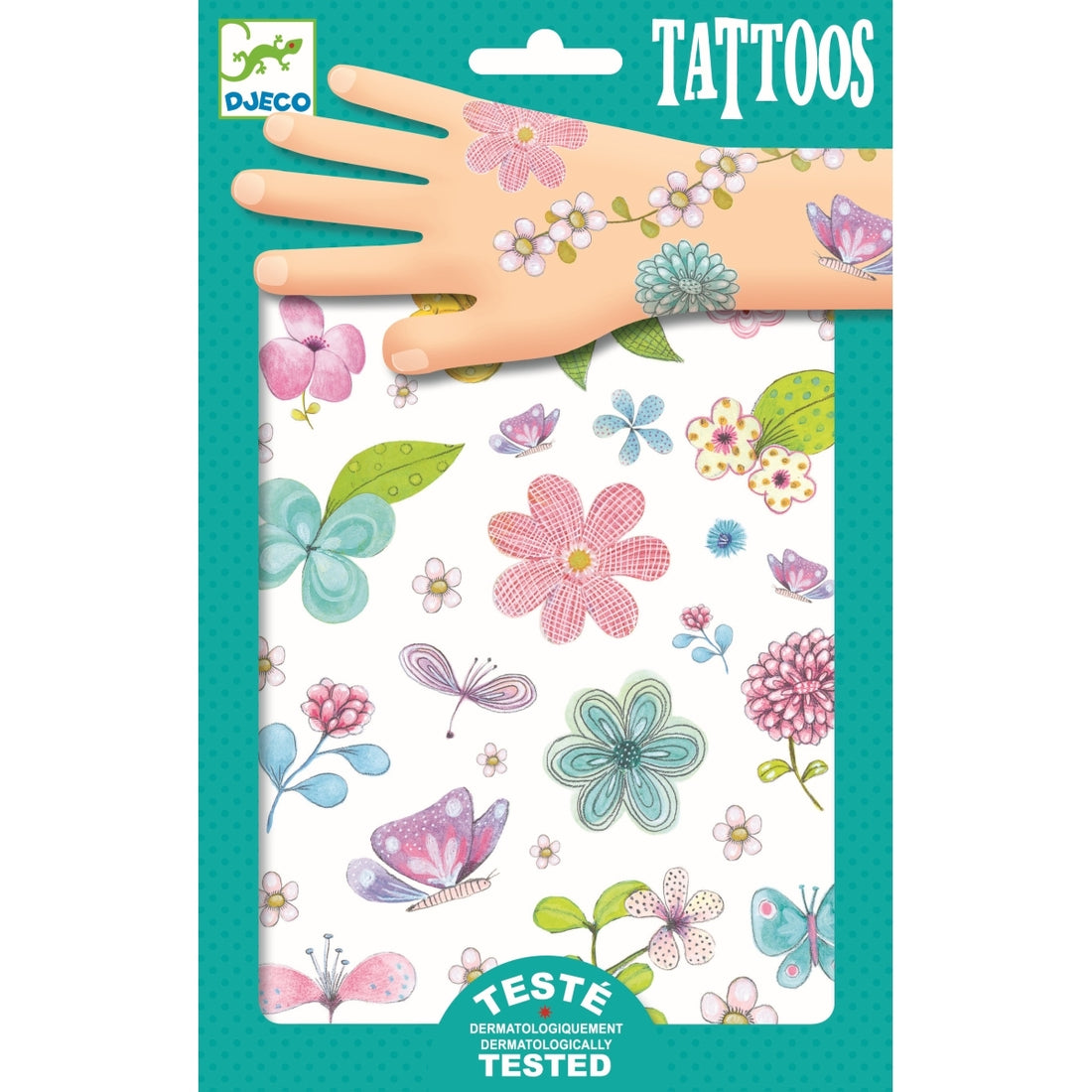 Djeco - Tattoos Blumen &amp; Schmetterlinge - AURYN Shop