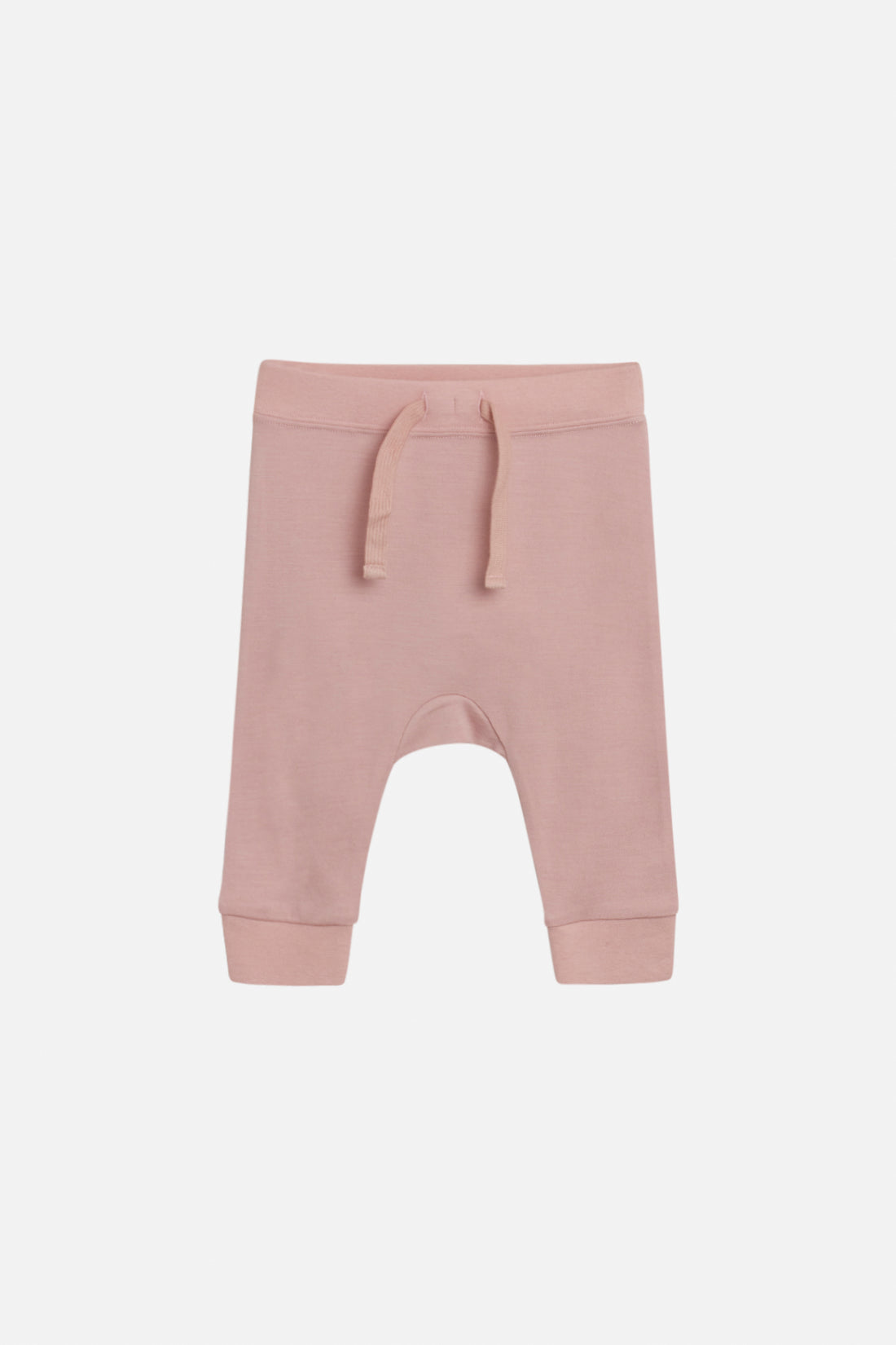 Jogginghose aus bequemem Stretch-Woll- und Bambusgewebe mit Baggy-Passform und elastischem Kordelzugbund. 