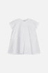 Kurzärmliges Kleid aus gewebter Baumwolle mit Punkten und Unterrock von Hust & Claire 