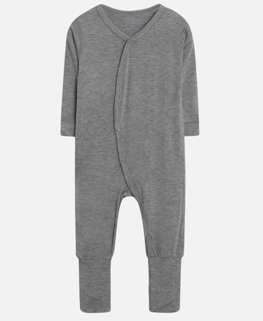 Hust & Claire - Babystrampler Langarm grau - AURYN Shop
