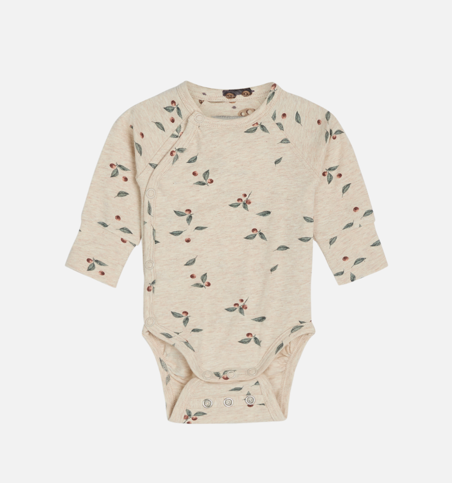 Hust & Claire - Baby Body Langarm mit Blumen Aufdruck - AURYN Shop