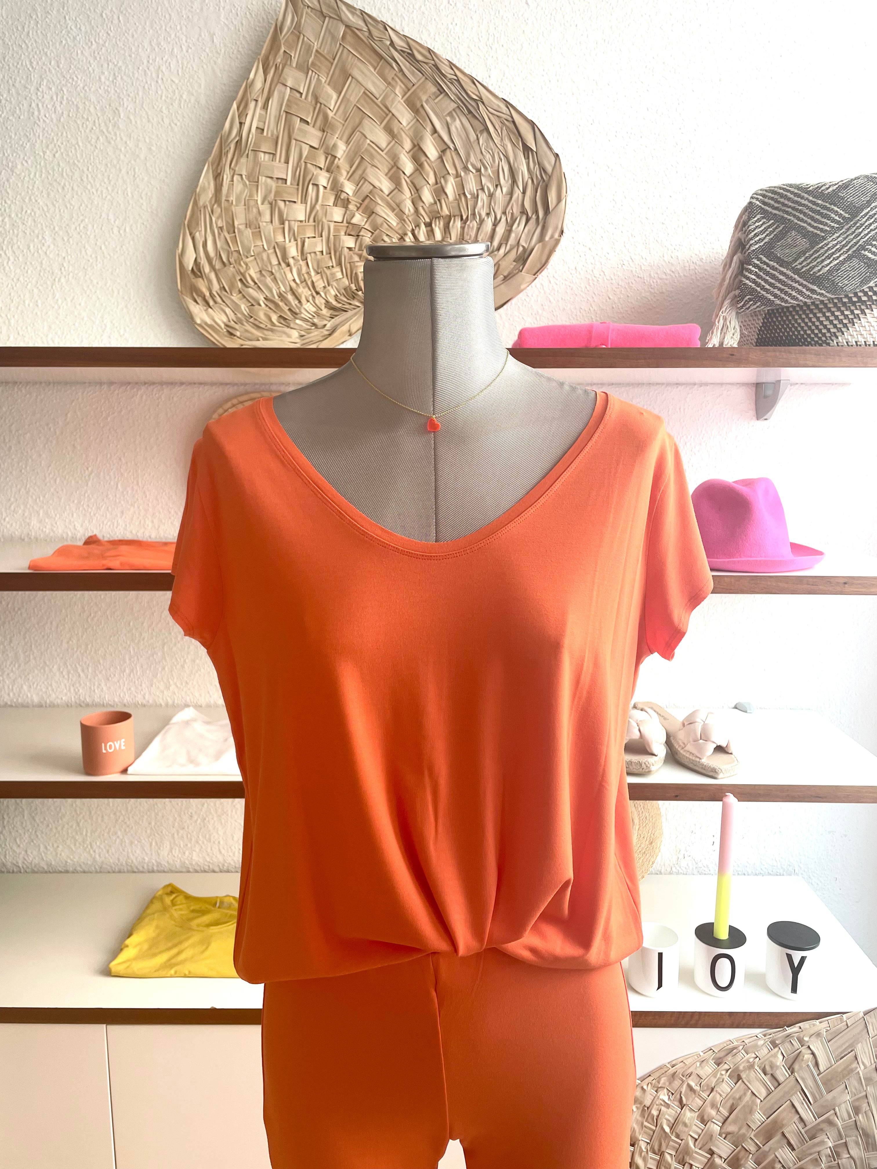 AURYN - Bambus T-Shirt orange, fair produziert