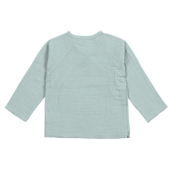 Lässig - Baby/ Kinder Muslin Wickelshirt mint - AURYN Shop