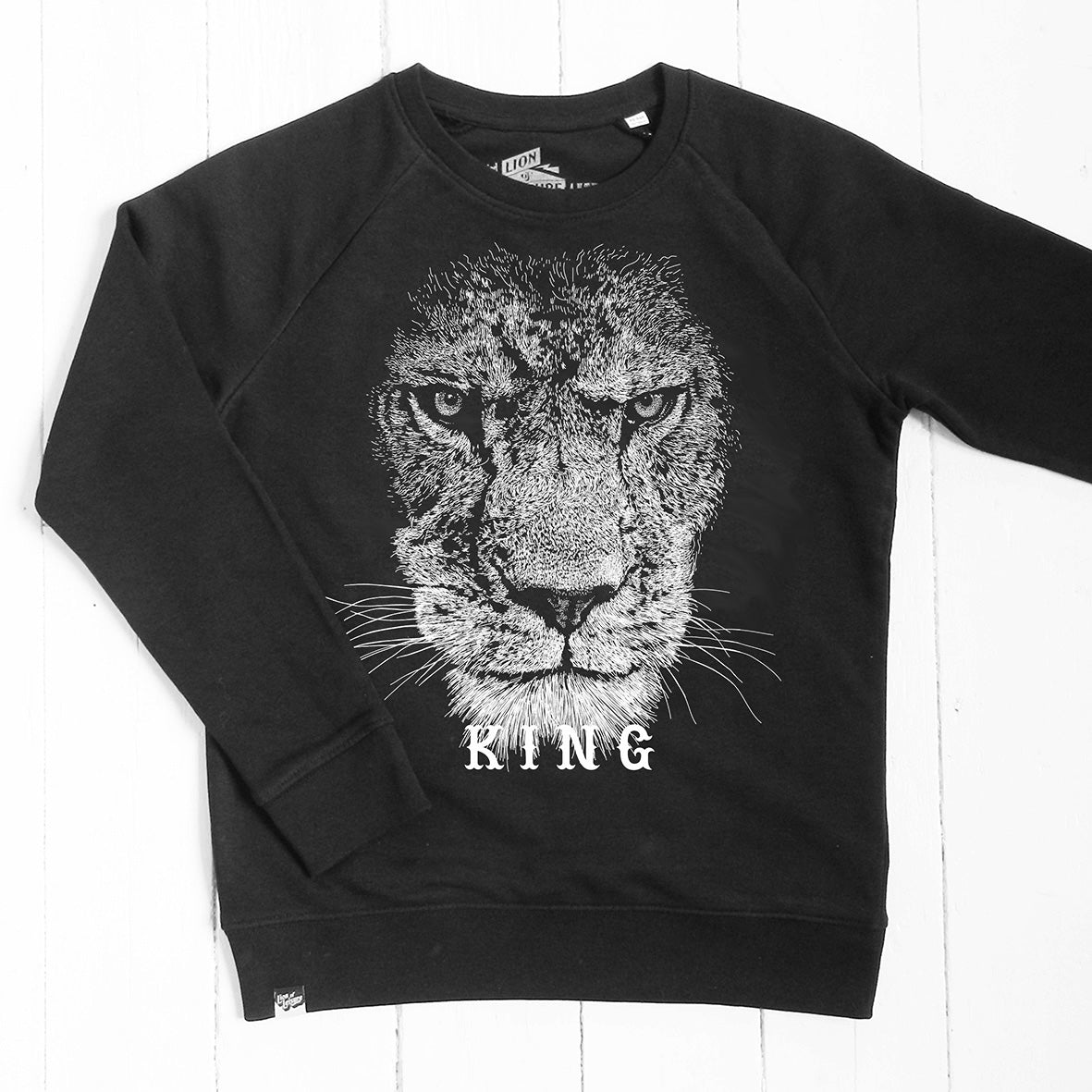 Lion of Leisure - Kids Sweatshirt Lionking schwarz
