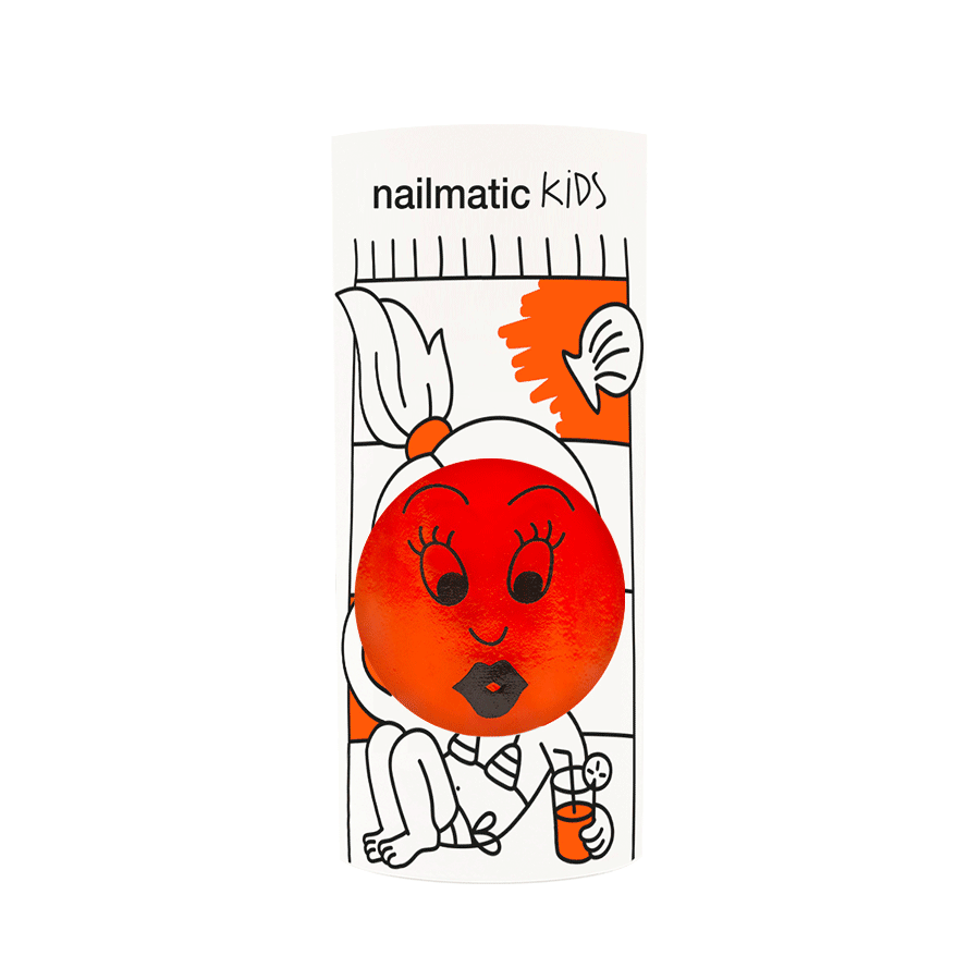 Die kleinen Ladies lieben ihn - Dori ist ein roter, wasserbasierter Nagellack von Nailmatic, der speziell für Kinder entwickelt wurde. 